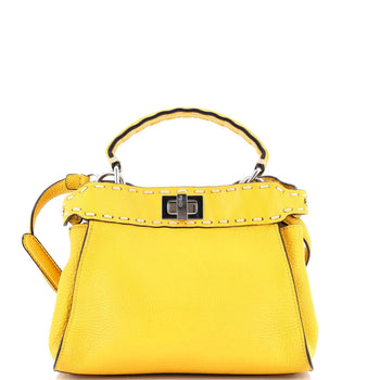 Fendi Selleria Peekaboo Bag Leather Mini