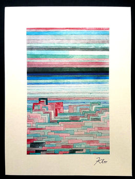 Paul Klee Lithograph 1954 Mourlot Coa Signed Cataloged Rare