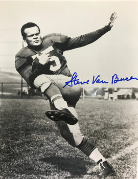 Steve Van Buren Autographed 8X10 Football Photo