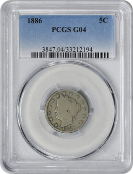 1886 Liberty Nickel G04 PCGS