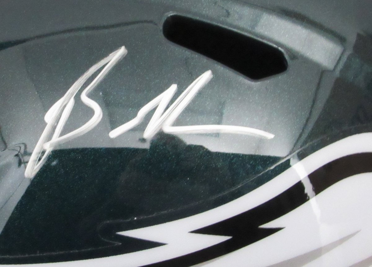 Brandon Graham Signed Green Full Size Speed Replica Helmet Eagles BAS 195559