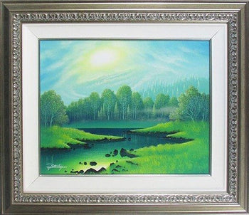 Jon Rattenbury Original Acrylic Painting On Canvas Signed Framed 