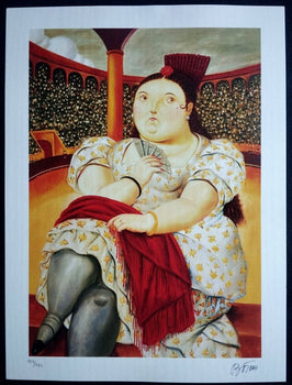 Fernando Botero Lithograph Coa Numbered Signed Frida Kahlo Museum