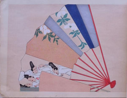 Korin Gafu 12 Woodblock Prints Taniguchi Kogyo 1891 Meiji Art Book Large Format