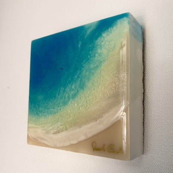Sarah Caudle Original Painting Resin on wood 