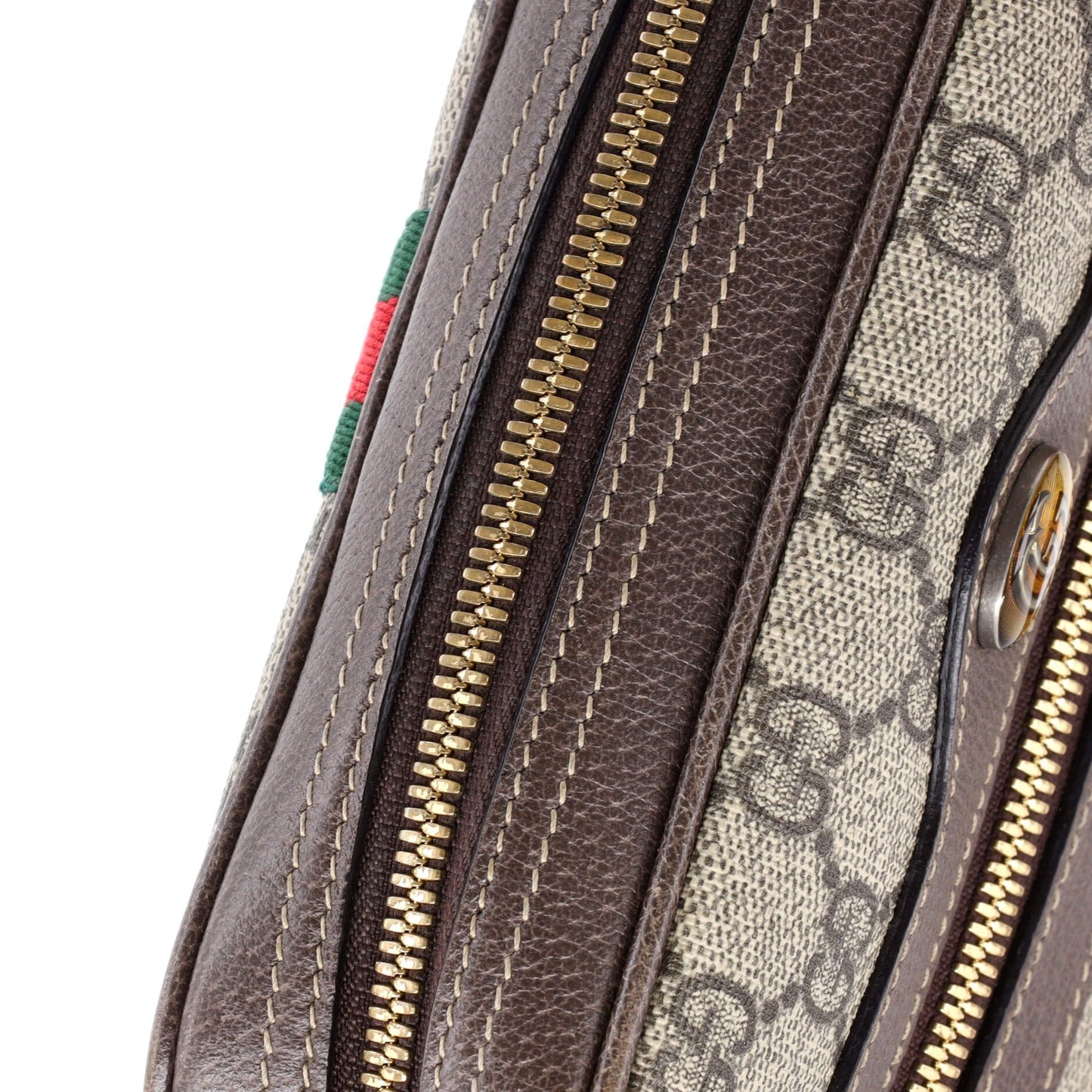 Gucci Ophidia Belt Bag Gg Coated Canvas Small