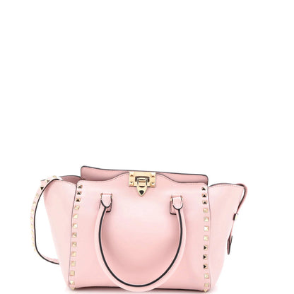 Valentino Garavani Rockstud Tote Rigid Leather Small