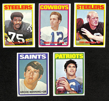 1972 Topps Football Complete Low Number Set (263)