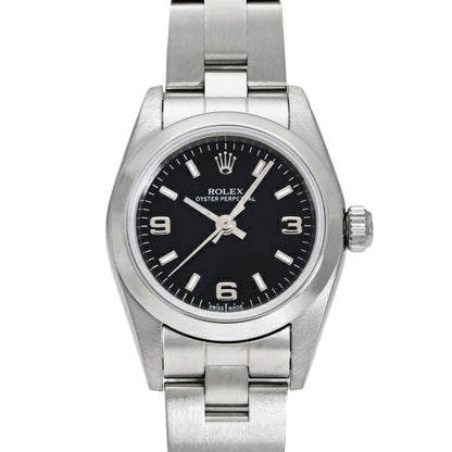 Rolex 76080 Black Ladies Used Watch #51726