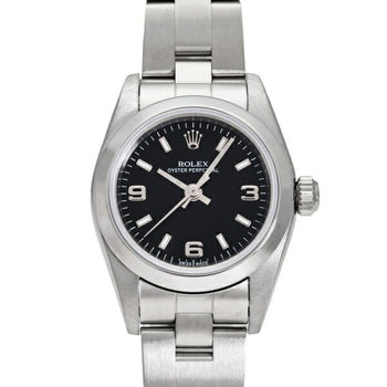 Rolex 76080 Black Ladies Used Watch #51726