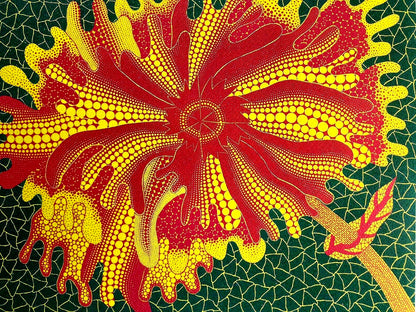 Yayoi Kusama Lithograph Mori Museum Coa Hand