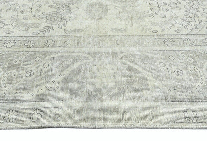 Handmade Antique Distressed Oriental Rug Muted