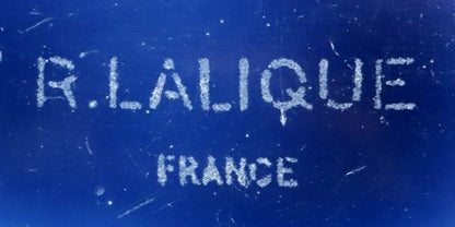 R. Lalique Vichy 1937 Opalescent Glass Vase Signed France W/Box Antique