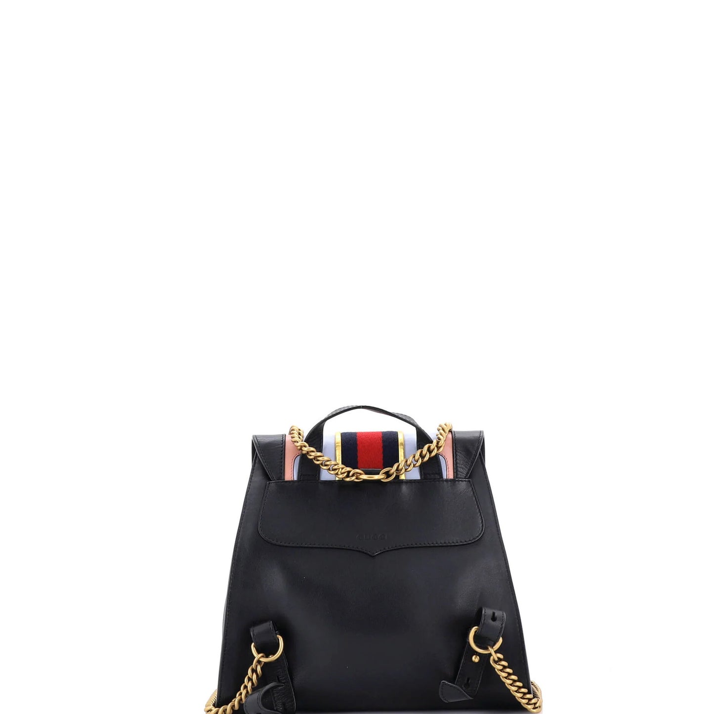 Gucci Web Heart Gg Marmont Backpack Leather