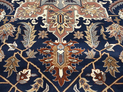 Hand-Knotted Vintage Serapi Oriental Rug 9X12 Ft
