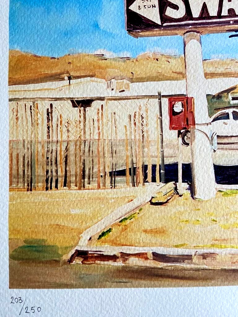 Bob Dylan Lithograph Coa Signed Op Numbered By Hand Art Museum &