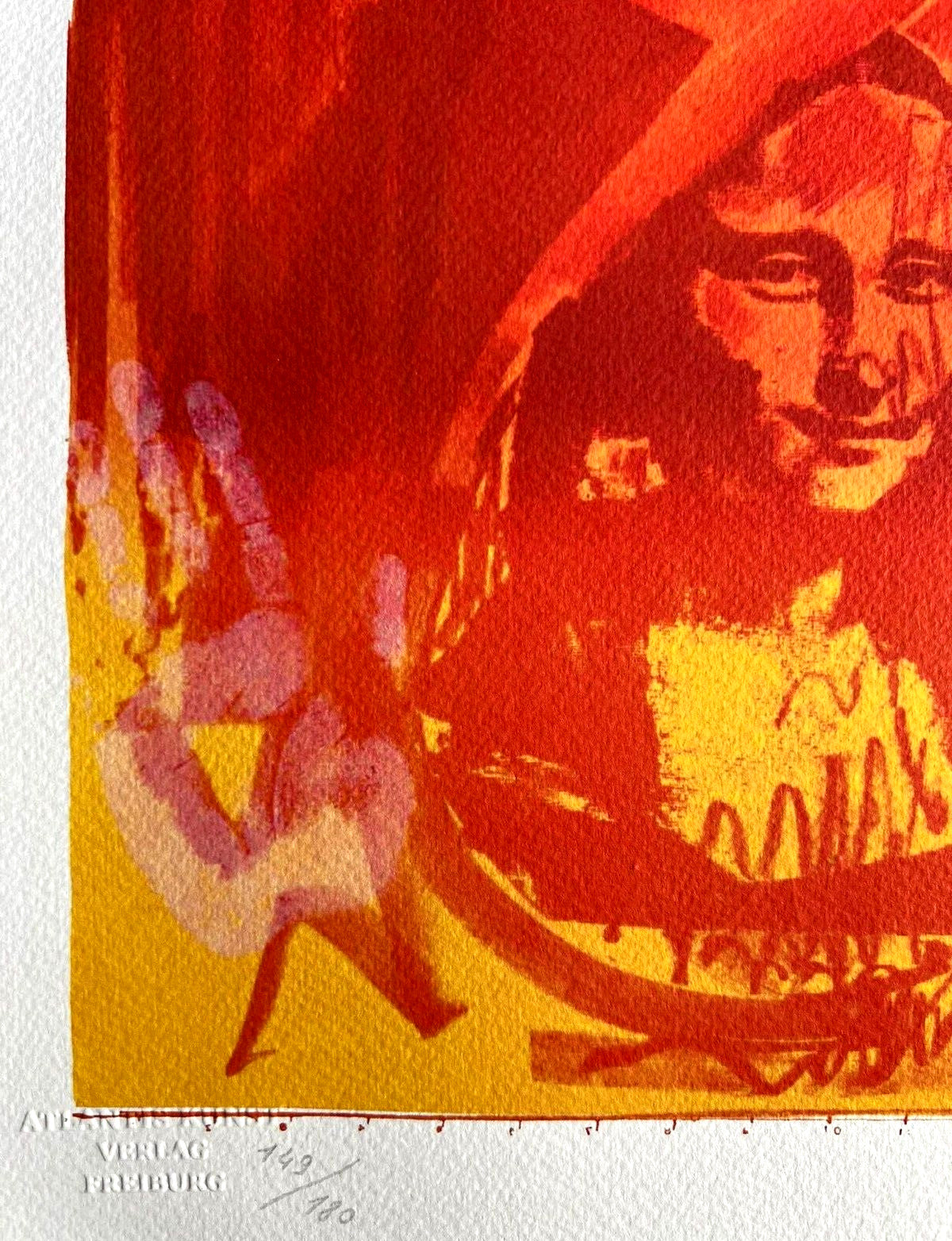 Jasper Johns Lithograph Coa Signed In Pen Numbered In Pencil Limited