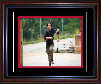 Steve Yuen Unsigned Framed Glenn Rhee Walking Dead 8X10 Photo
