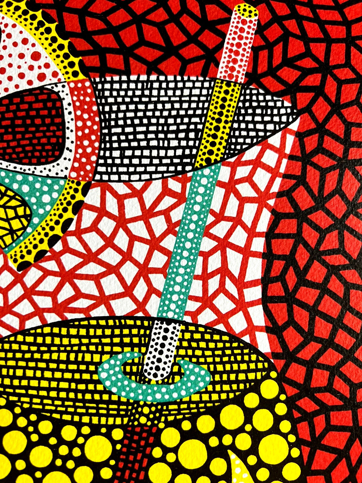 Yayoi Kusama Lithograph Coa Numbered Limited