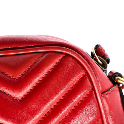 Gucci Gg Marmont Shoulder Bag Matelasse Leather Small