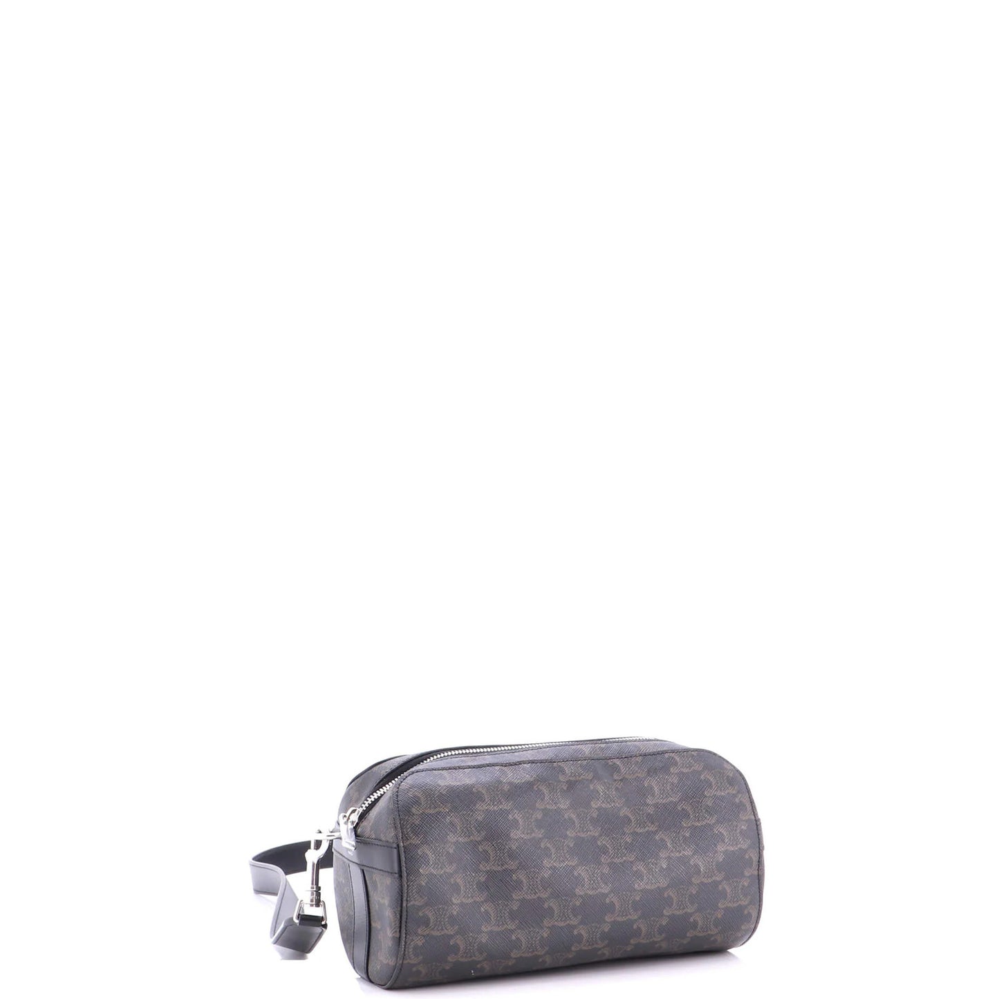 Celine Roller Messenger Bag Triomphe Coated Canvas Medium