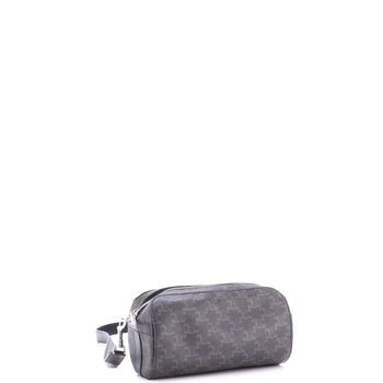 Celine Roller Messenger Bag Triomphe Coated Canvas Medium