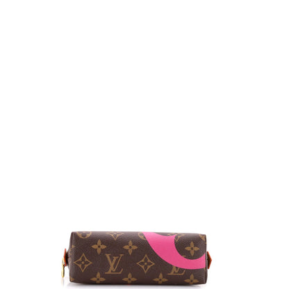 Louis Vuitton Cosmetic Pouch Limited Edition Game On Monogram Canvas