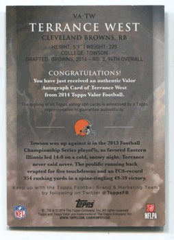 2014 Topps Certified Autograph Issue #Va-Tw