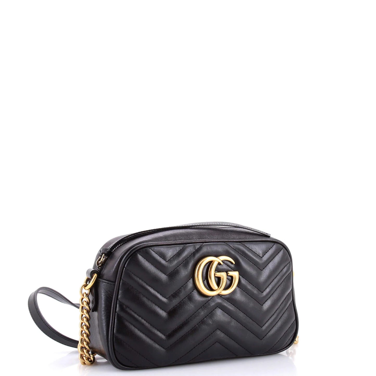 Gucci Gg Marmont Shoulder Bag Matelasse Leather Small