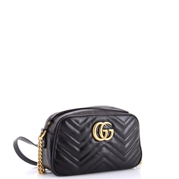 Gucci Gg Marmont Shoulder Bag Matelasse Leather Small