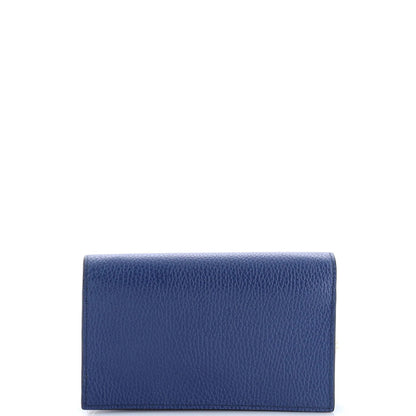 Gucci Interlocking Wallet On Chain Leather