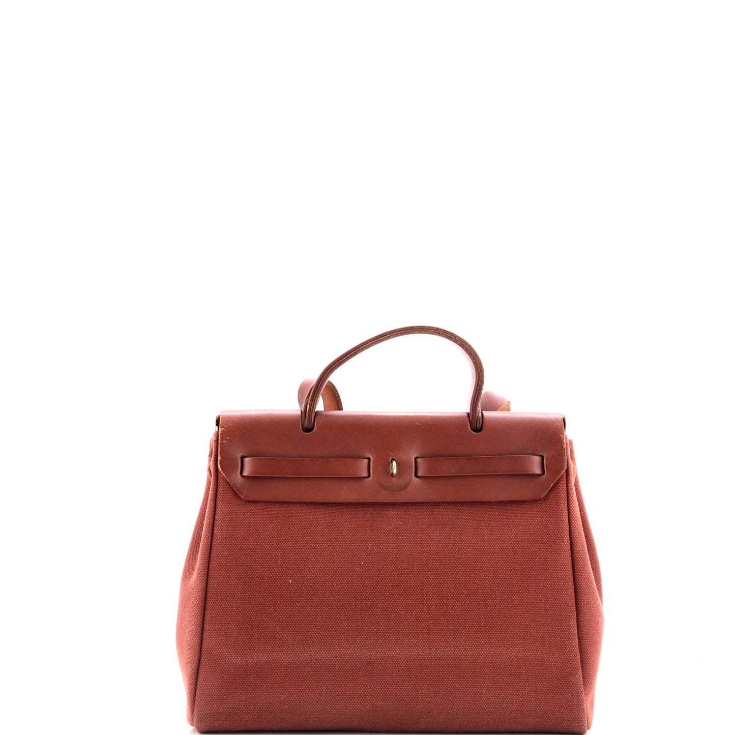 Hermes Herbag Toile And Leather Pm