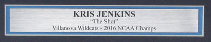 Kris Jenkins Autographed 2016 The Shot 16X20