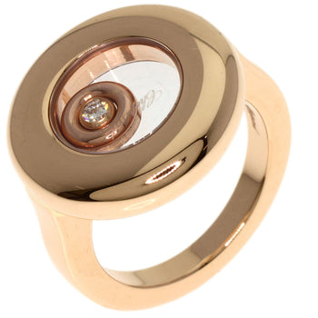 Chopard Happy Spirit 1P Diamond Ring K18 Pink