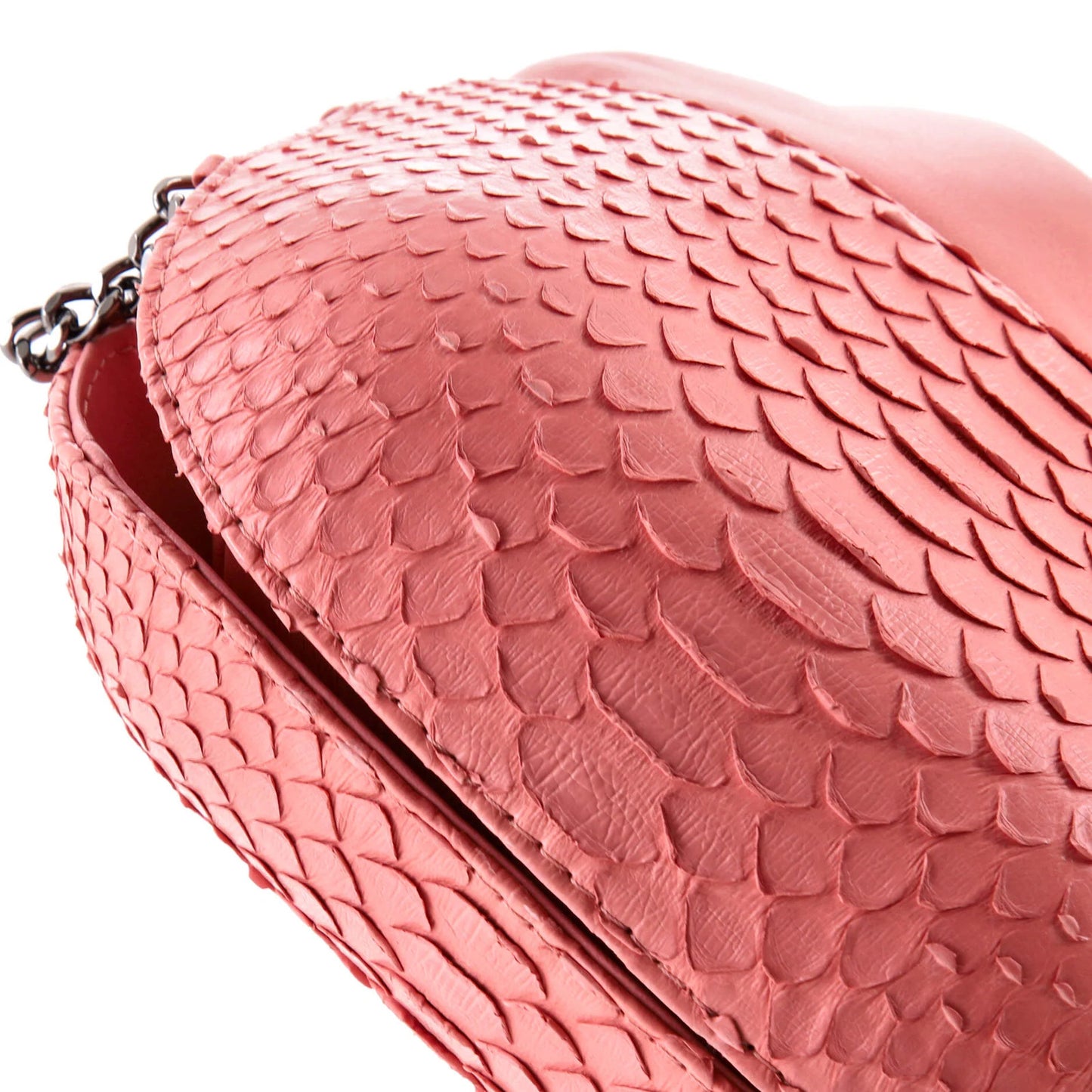 Chanel Gabrielle Drawstring Bag Calfskin And Python Small