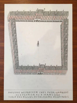 Philip Weissbecker Exhibition Poster Offset Print 2020 France Paris Rare