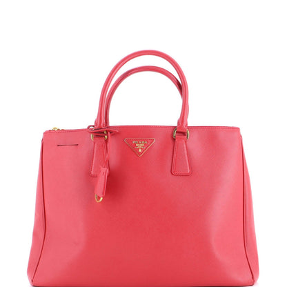 Prada Double Zip Lux Tote Saffiano Leather Large