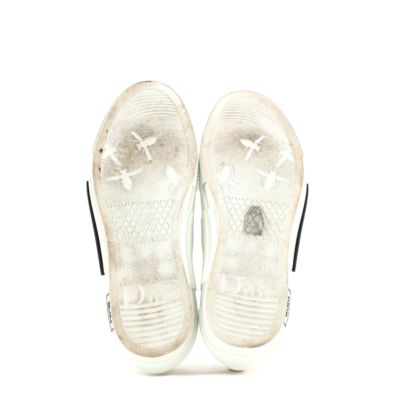 Christian Dior Men'S B23 Cap Toe Low-Top Sneakers Oblique Technical Canvas