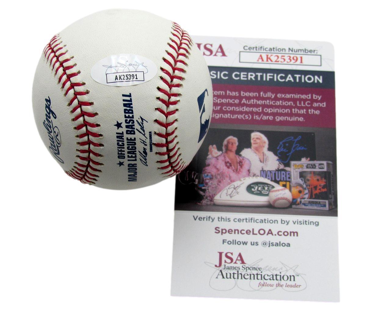 Sam Brison Autographed/Inscr Oml Baseball Negro League Black Barons Jsa 180561