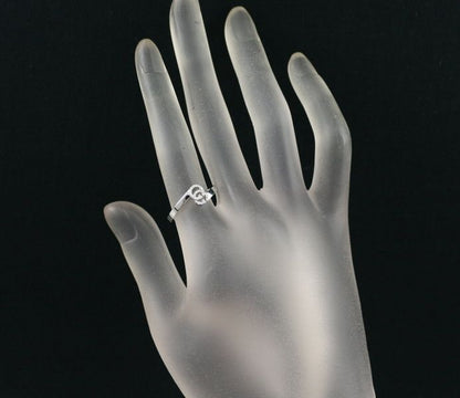 Gucci Ring Diamond Gg Running Us6.5-6.75 18K 750 White Gold