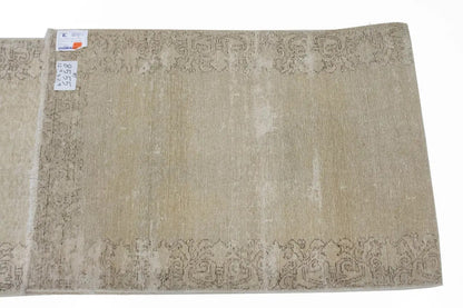 Hand-Knotted Antique Oriental Runner Rug Muted