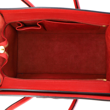 Celine Luggage Bag Grainy Leather Micro