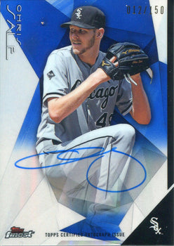 Chris Sale Autographed 2015 Topps Finest Card