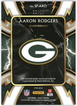 Aaron Rodgers 2021 Panini Select Prizm Jersey