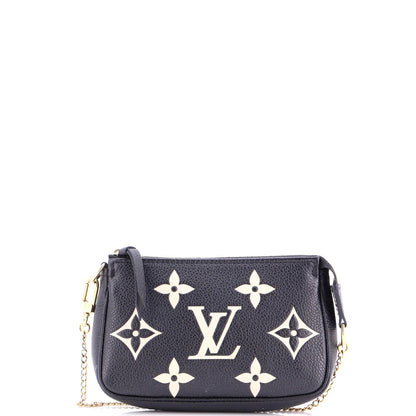 Louis Vuitton Pochette Accessoires Bicolor Monogram Empreinte Giant Mini