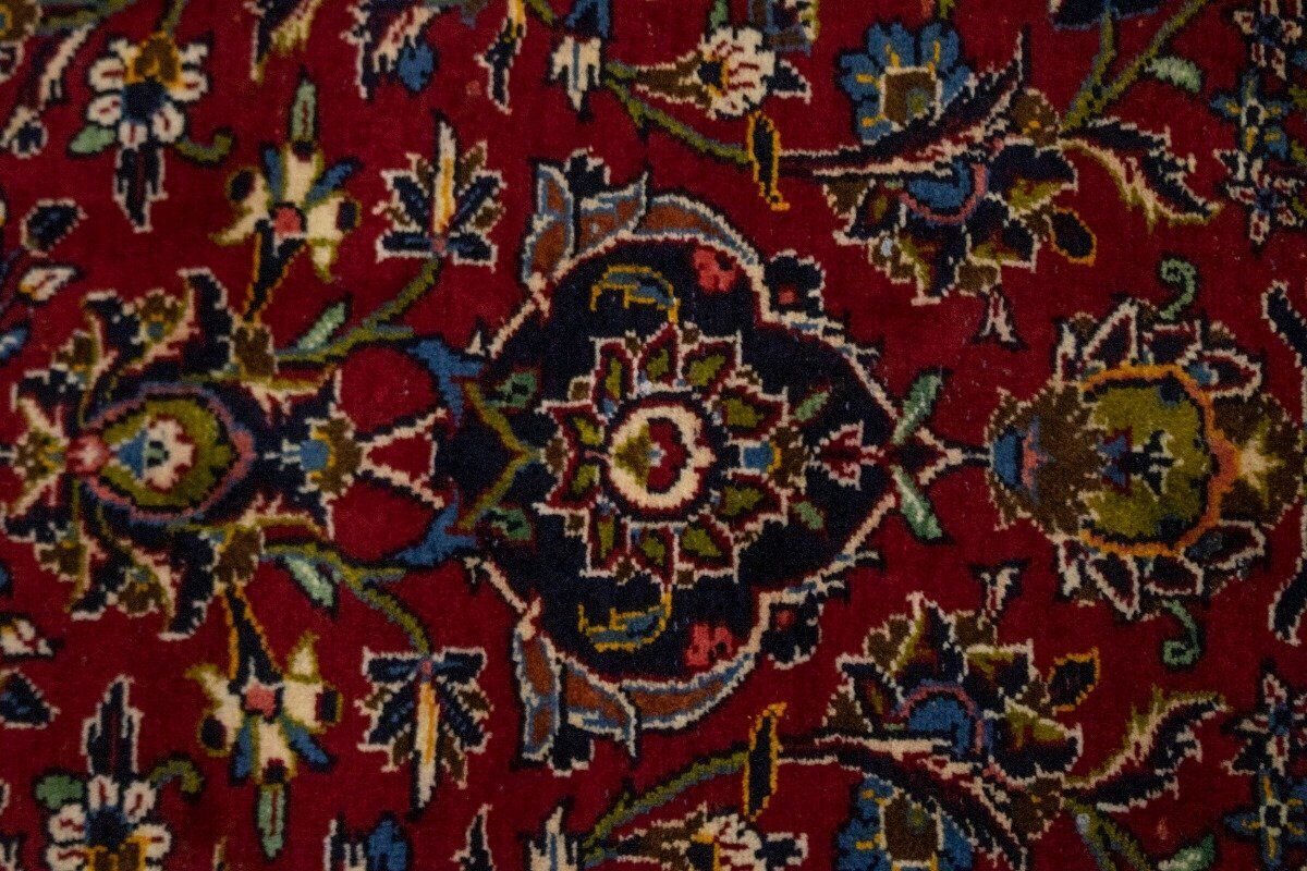 Large Hand-Knotted Vintage Oriental Rug