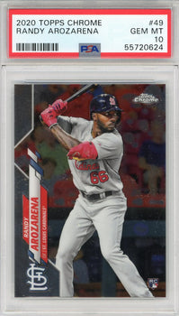 Randy Arozarena 2020 Topps Chrome Rookie Card #49