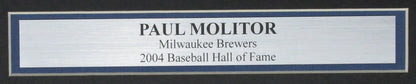 Paul Molitor Hof Autographed 16X20 Photo
