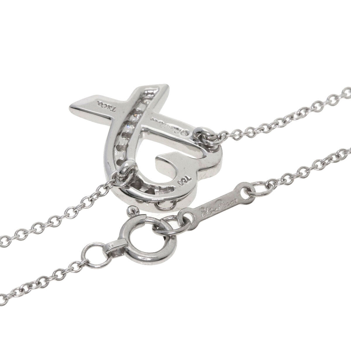 Tiffany&Co. Loving Heart Diamond Necklace K18