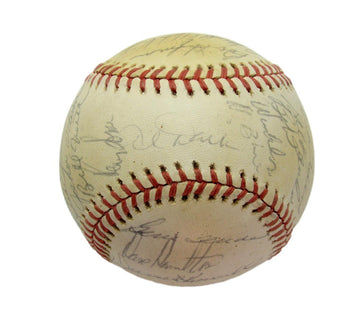 1970S Oakland A'S Team Signed Oal Baseball (30)